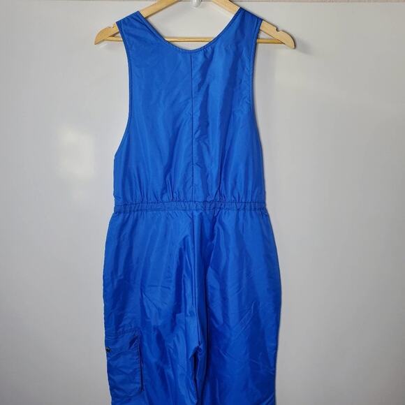 Vintage Bogner bright Blue lightweight snow overalls Size 10 - Picture 2 of 10